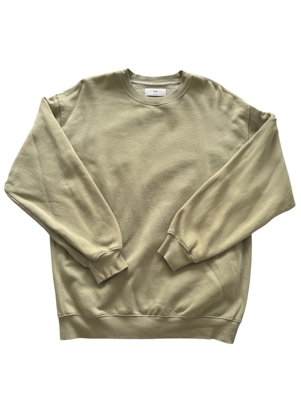 Aritzia Sage Green TNA CozyAF Mega Crew Sweatshirt
